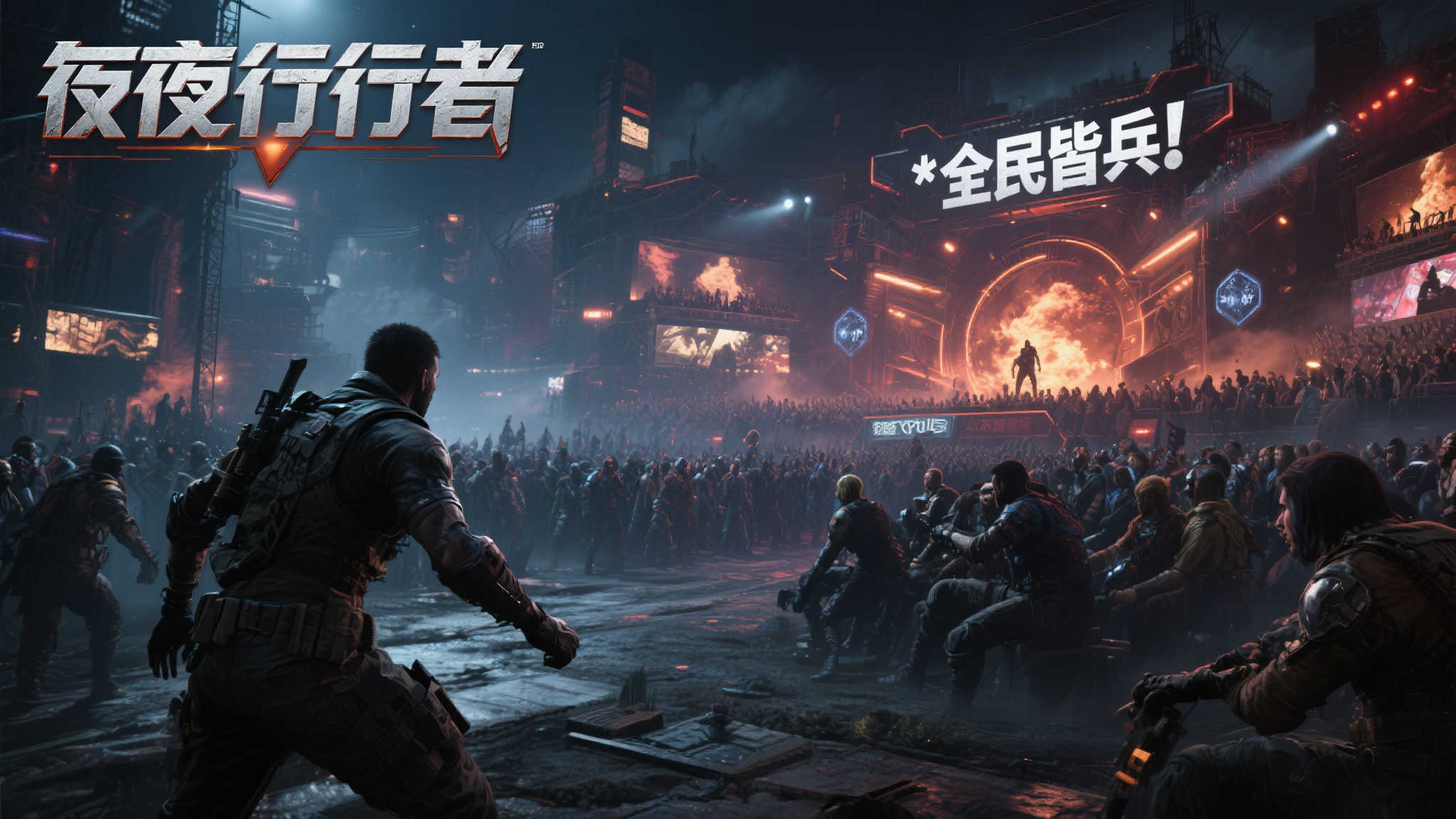 僵尸危机挑战升级！《午夜行者》PvPvE生存射击技术测试现已开启