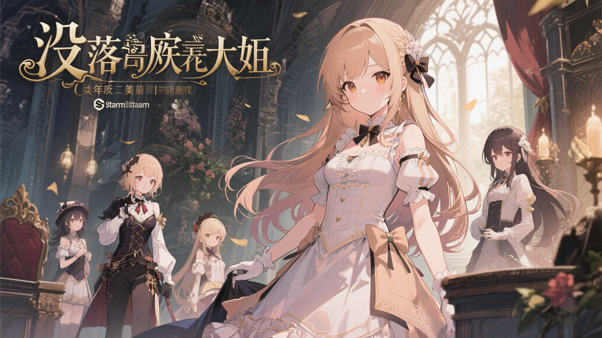 Steam上架!美少女冒险新作《贵族大小姐的逆袭》定档明年 Steam上架!美少女冒险新作《贵族大小姐的逆袭》定档明年